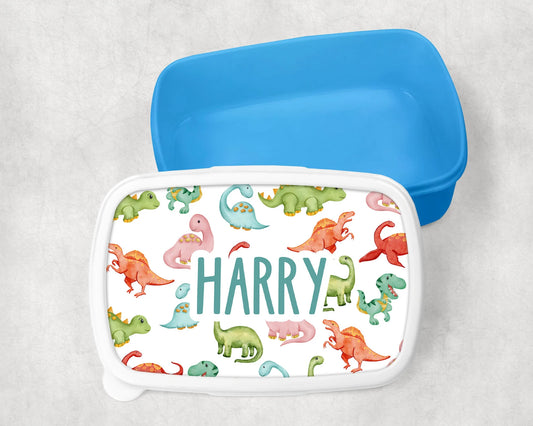 Blue Personalised Snack Box