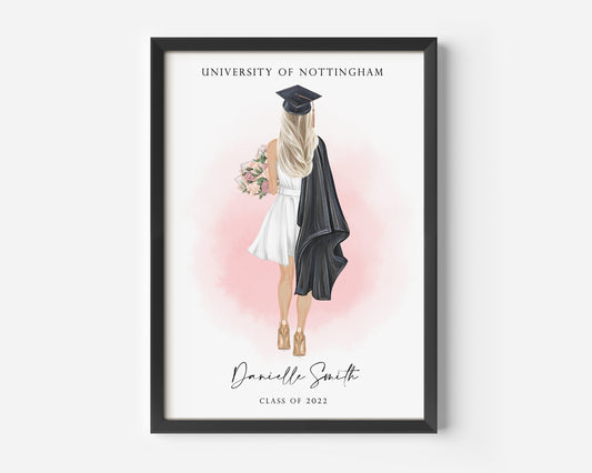 Personalised Graduation Print |Graduation Gift | Friends Graduation Print | Personalised Graduation Print | University Graduation Print