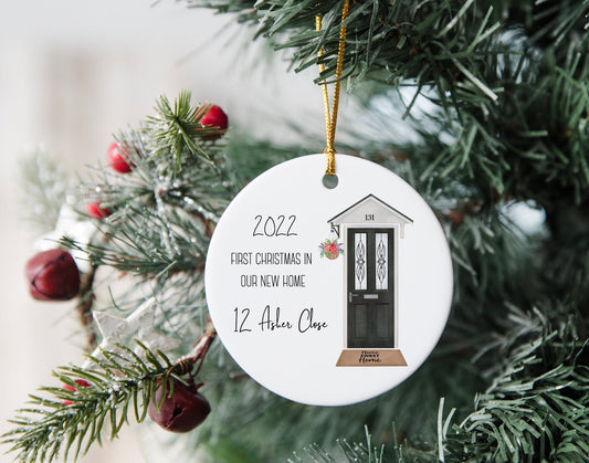 New Home Bauble, Personalised Housewarming Gift, New Home Christmas Decor, Christmas Bauble, Gifts for home, Moving Gift New Home