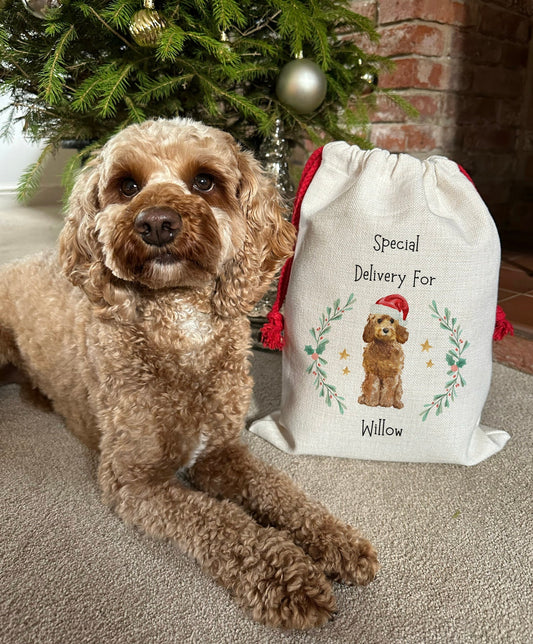 Personalised Christmas Sack For Dogs